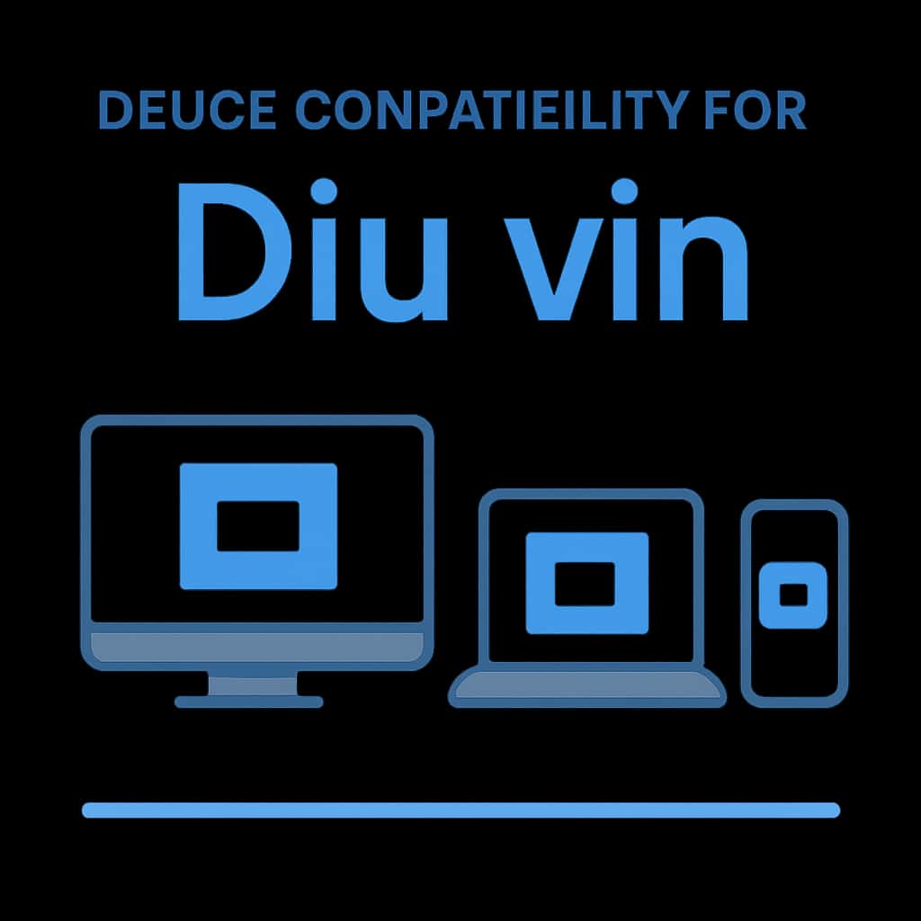 An educational diagram on device compatibility for Diu vin.