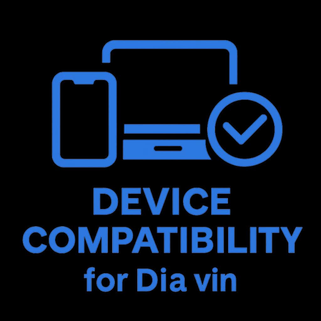 An icon representing device compatibility for Diu vin.