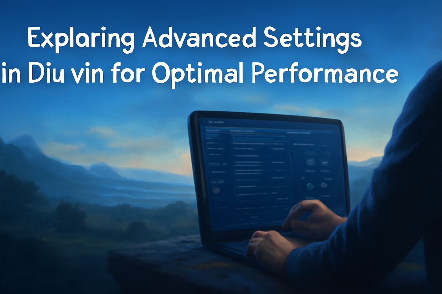 Visual representation of Diu vin Updates with clear text.