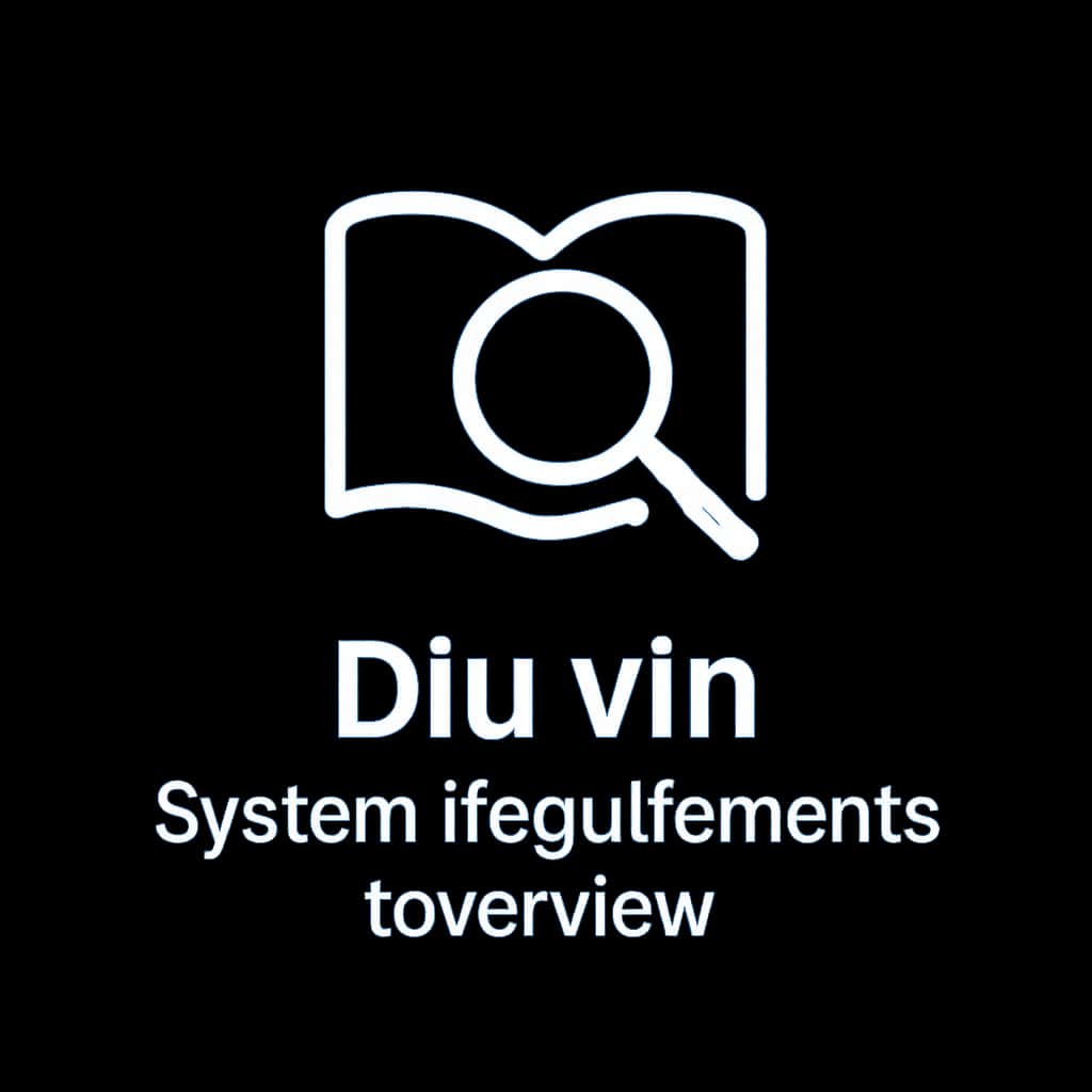 Icon representing Diu vin System Requirements Overview.