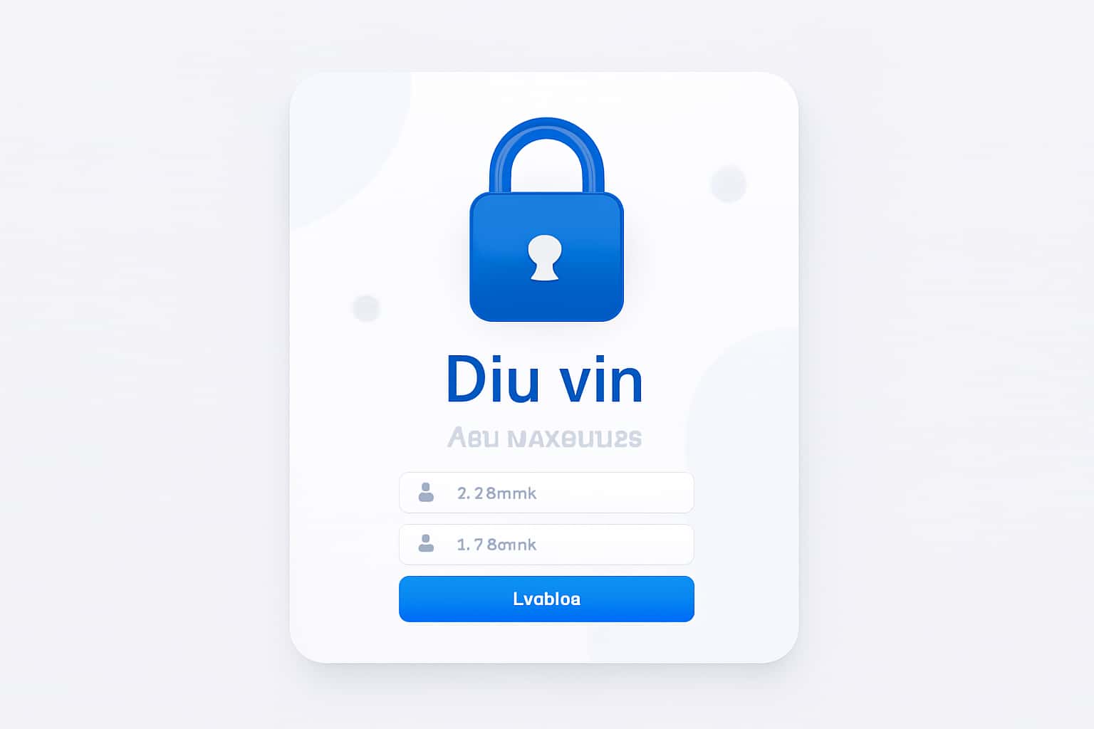 Diu vin Account Access Interface