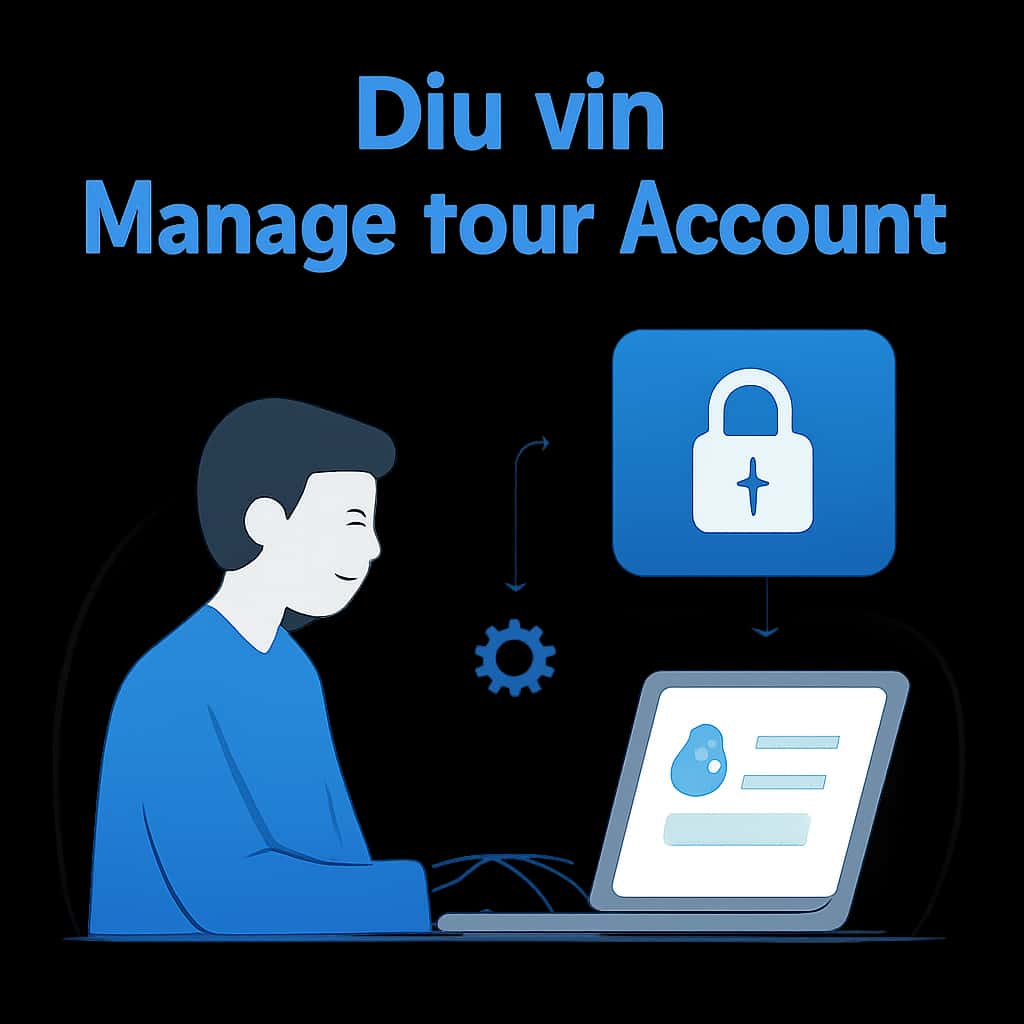 An educational diagram on managing Diu vin accounts.