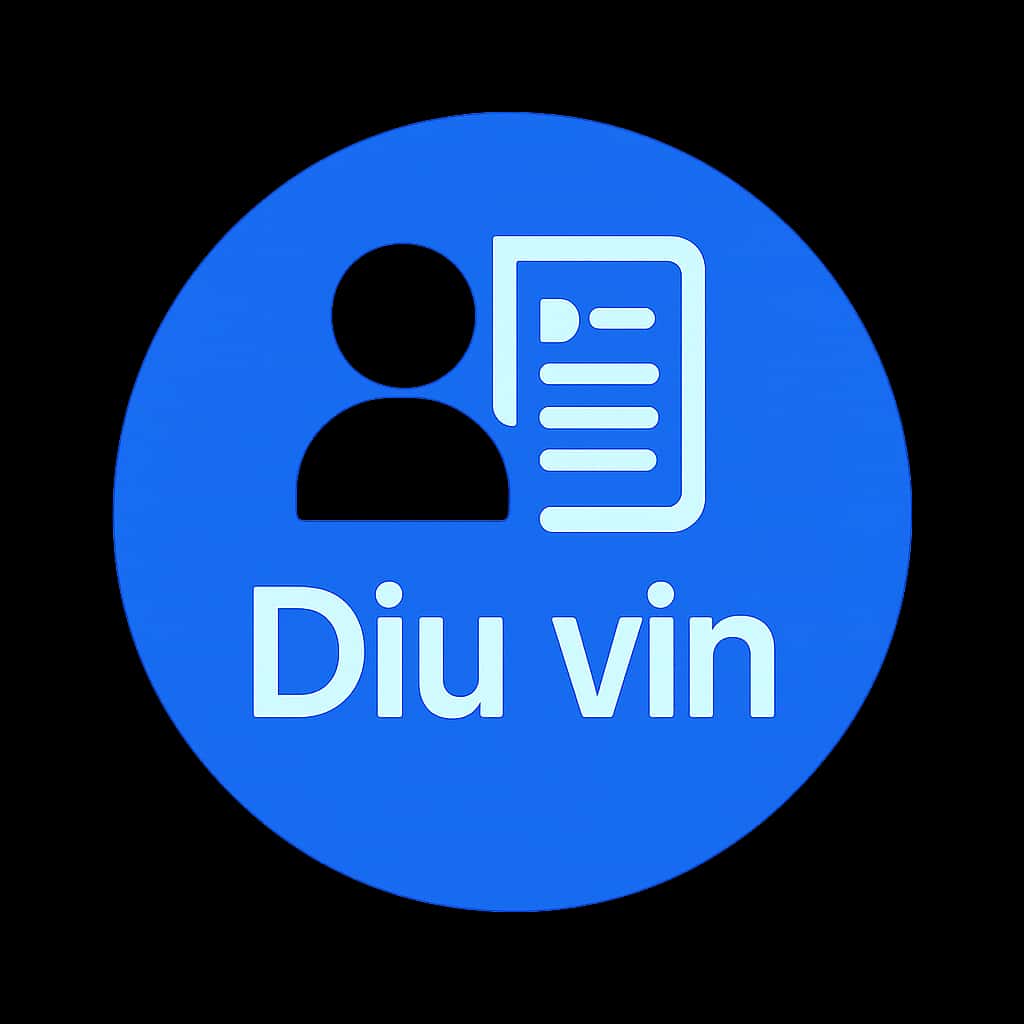 A badge representing Diu vin account management.