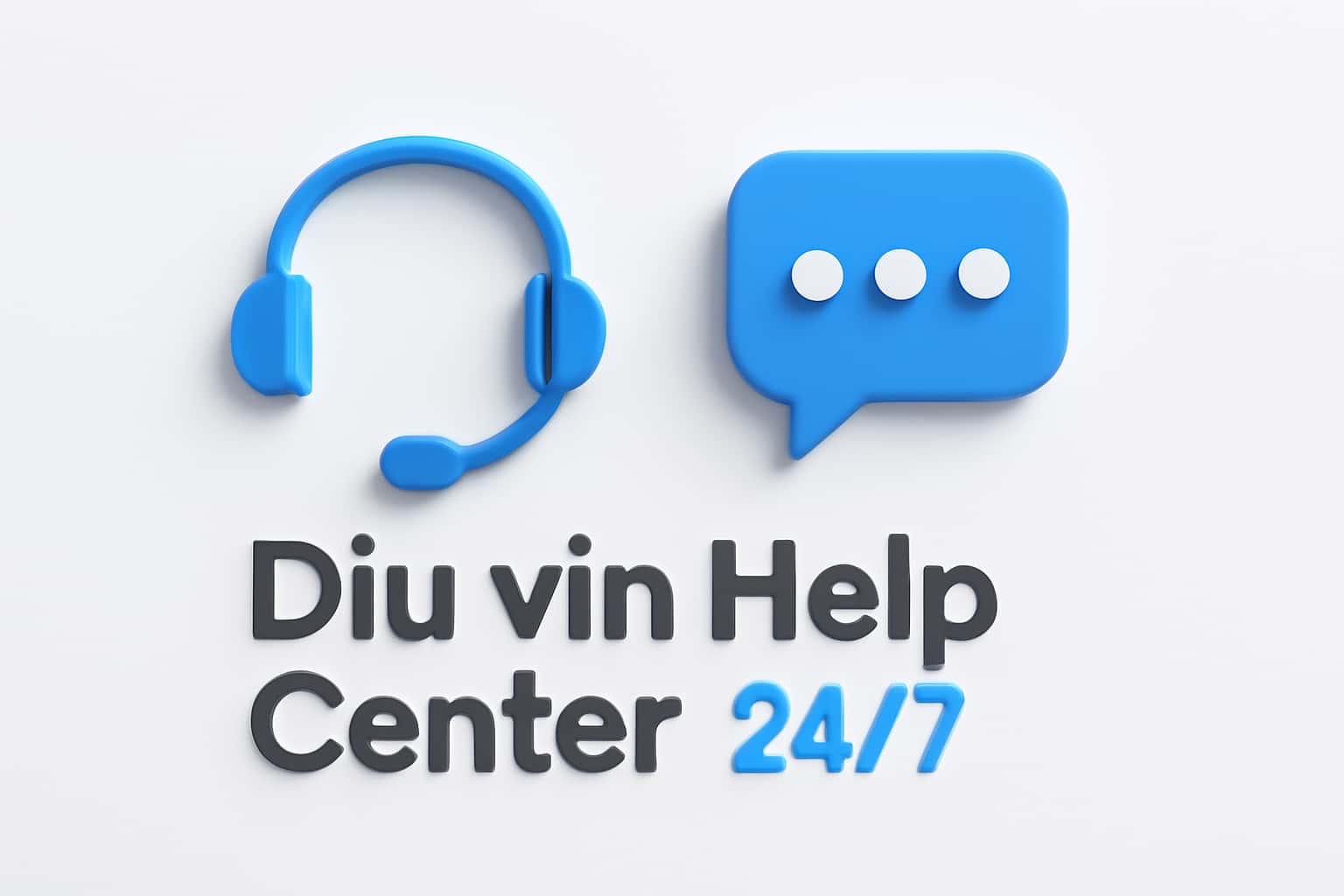 Diu vin Help Center 24/7 Interface